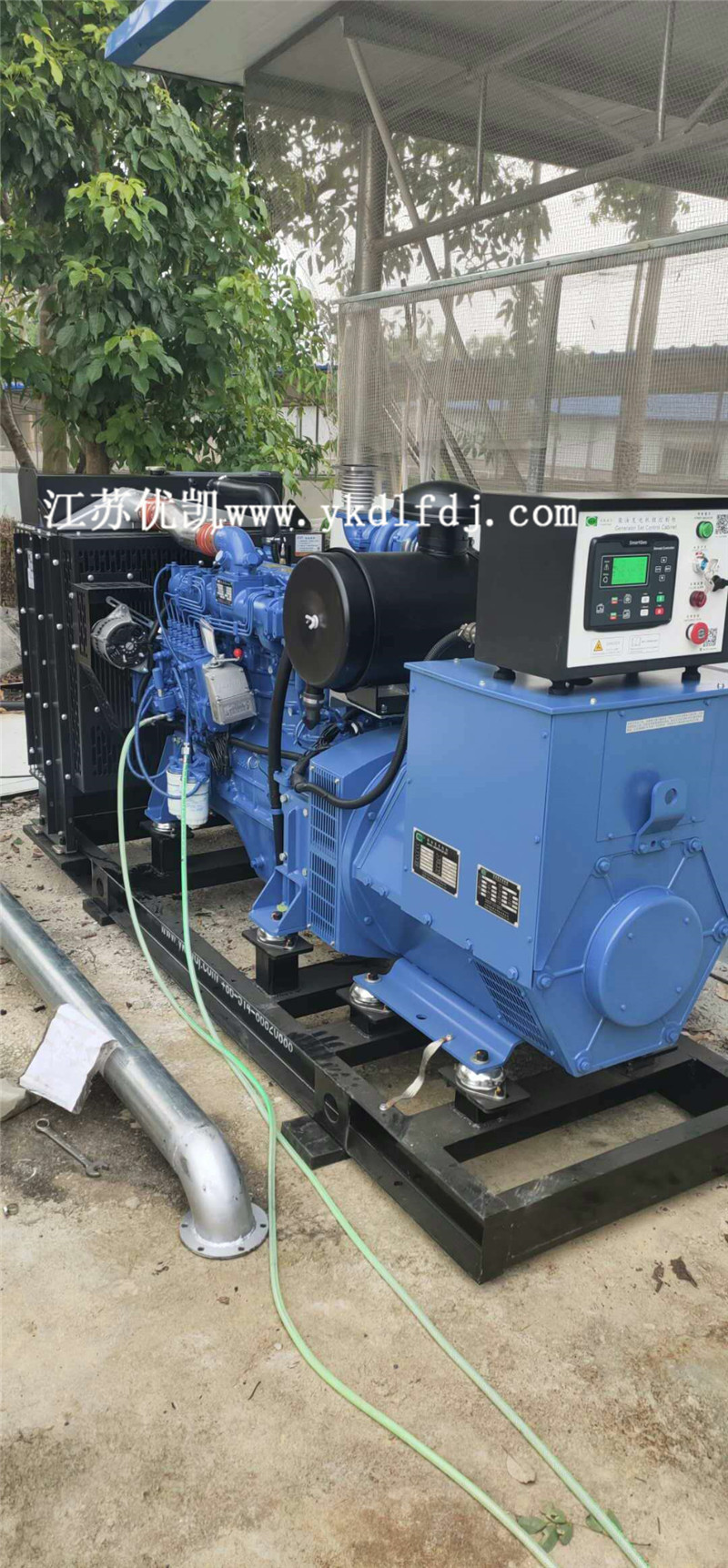 2020年10月13日，150KW玉柴發(fā)電機(jī)組交付廣西某養(yǎng)殖場(chǎng)使用