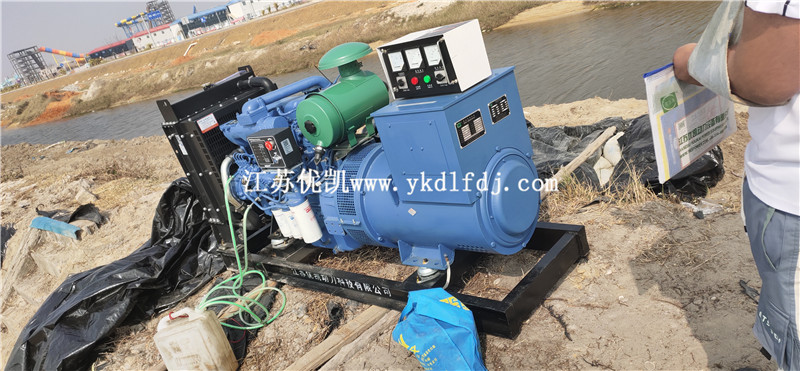 2021年2月3日，75KW玉柴發(fā)電機(jī)組交付廣西北海某工地使用