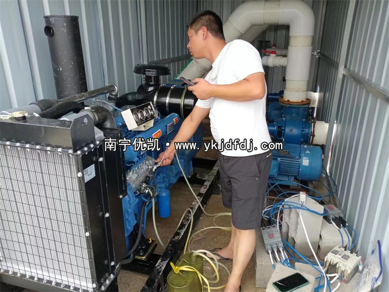 2023年6月16日，120kw濰坊雷納柴油發(fā)電機組送貨欽州養(yǎng)蝦場