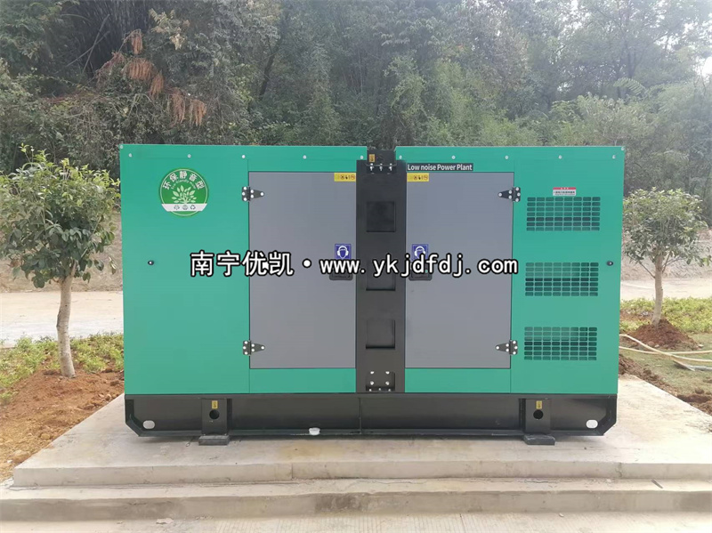 2024年11月21日，平果項目160kw低噪音柴油發(fā)電機(jī)組到貨試機(jī)